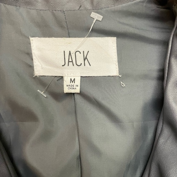 Vegan Leather Moto Jacket by JACK - Picture 2 of 12